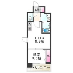 レクシア堺東の物件間取画像